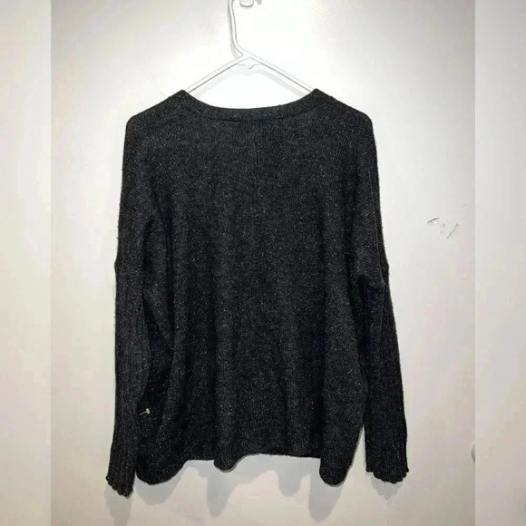 Design History Dark Grey and White Speckled Cashmere Wool Cardigan - Picture 3 of 4